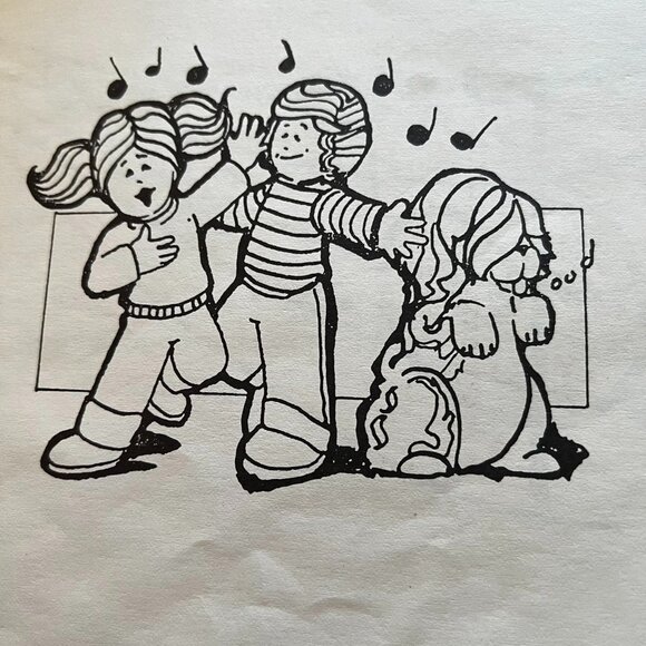 Sing-A-Long Song Book and 45 Record My Book of Lullabies Vintage Kid Stuff Rare! - Picture 3 of 6